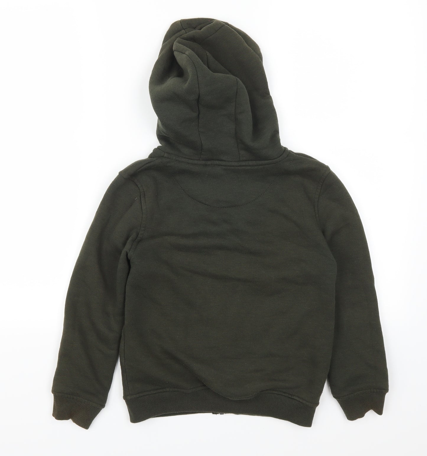Primark Boys Green   Full Zip Hoodie Size 7-8 Years