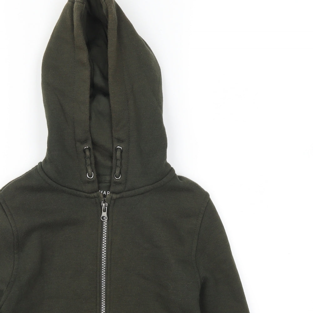 Primark Boys Green   Full Zip Hoodie Size 7-8 Years