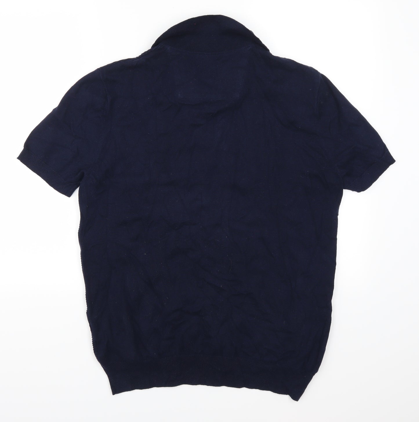 John Rocha Mens Blue    Polo Size M