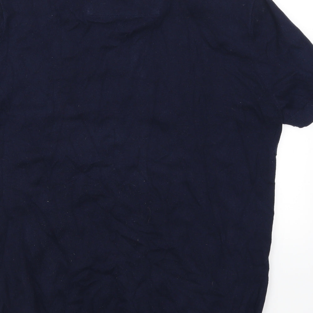 John Rocha Mens Blue    Polo Size M