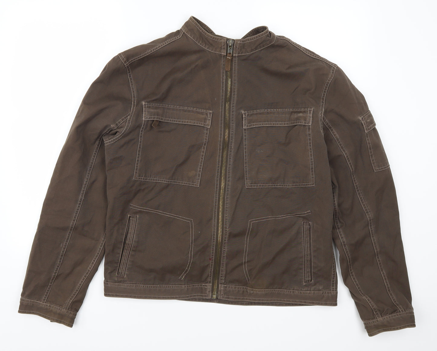Vurton Mens Brown   Jacket  Size L