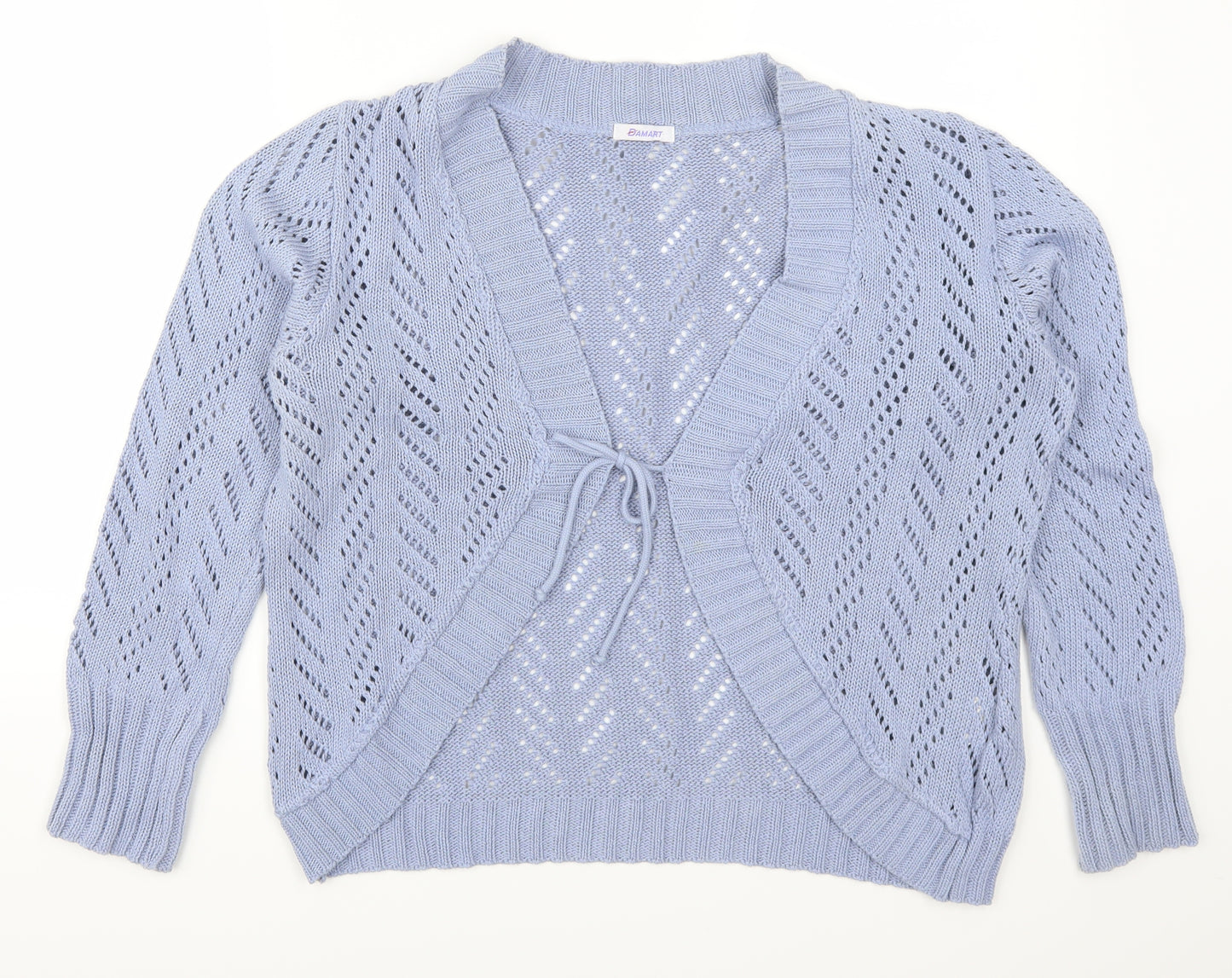 Damart Womens Blue   Cardigan Jumper Size 18