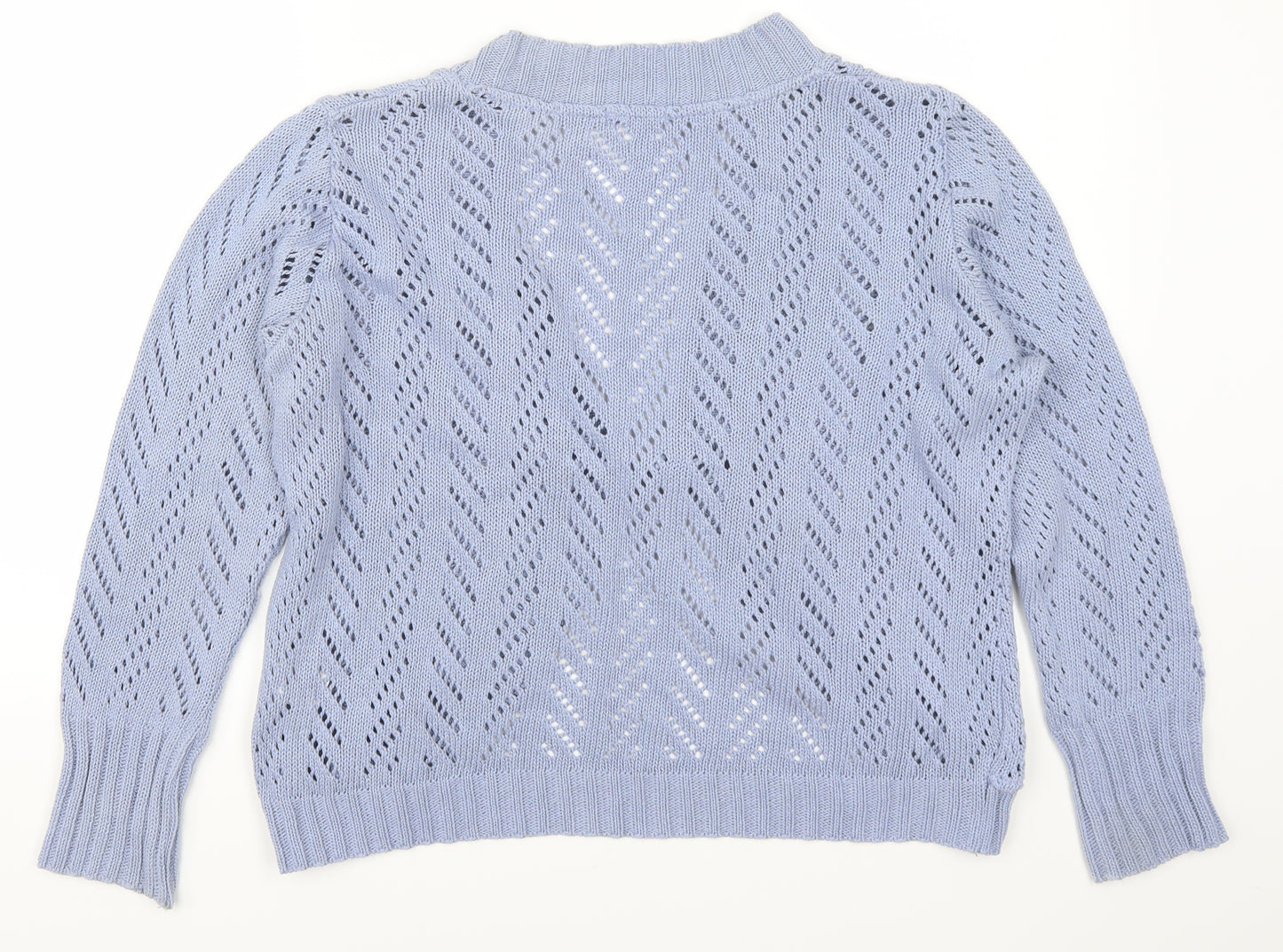 Damart Womens Blue   Cardigan Jumper Size 18