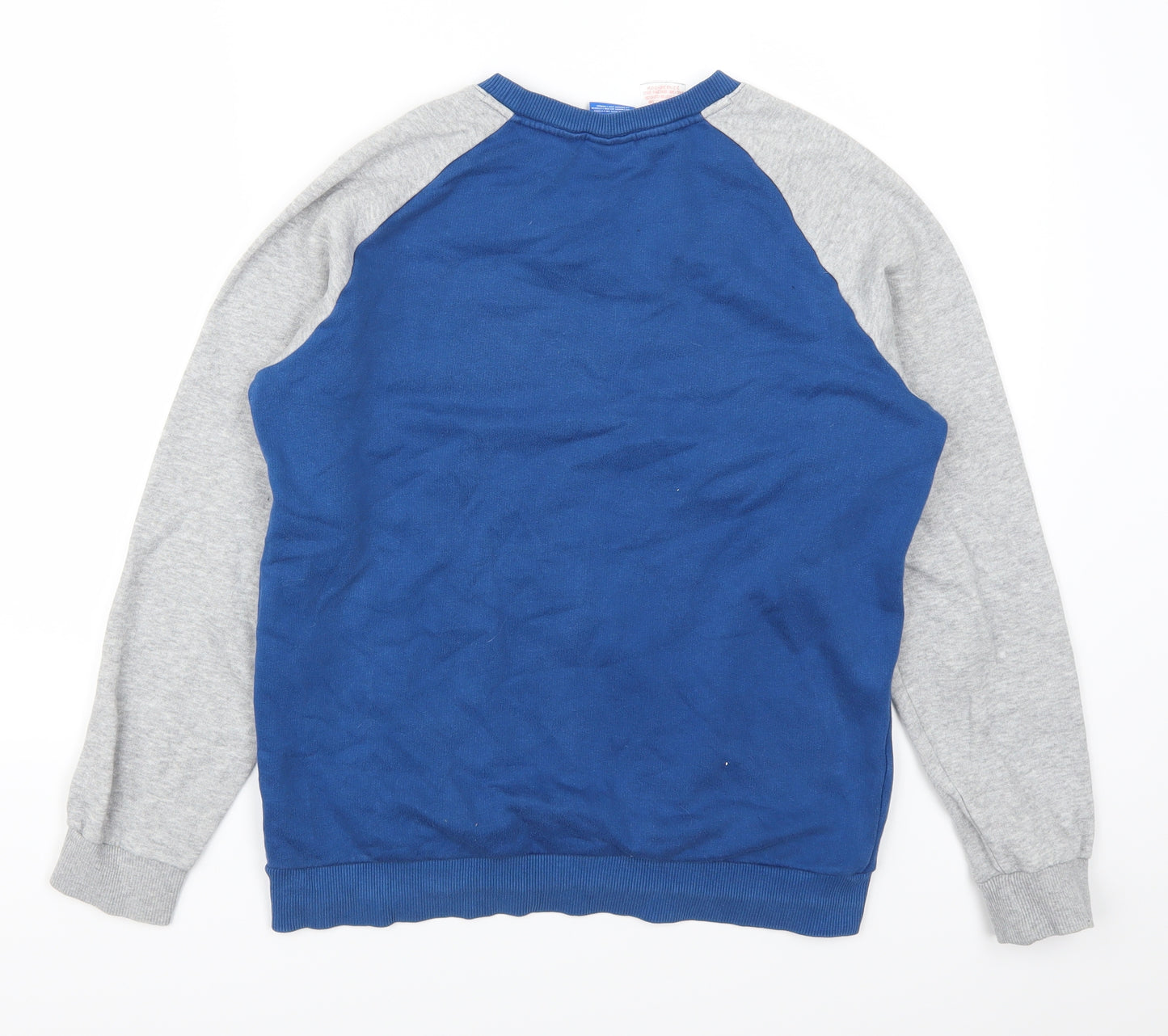 adidas Boys Blue   Pullover Sweatshirt Size 13-14 Years