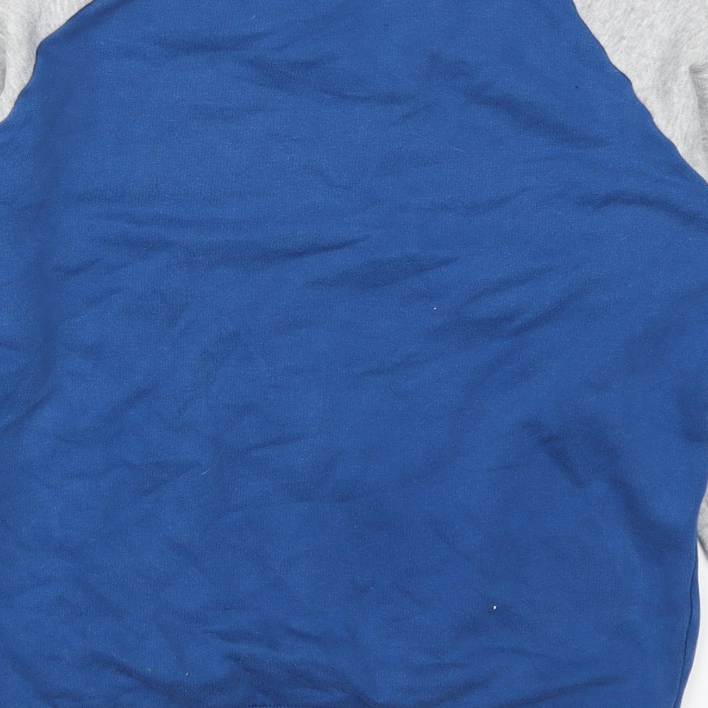 adidas Boys Blue   Pullover Sweatshirt Size 13-14 Years