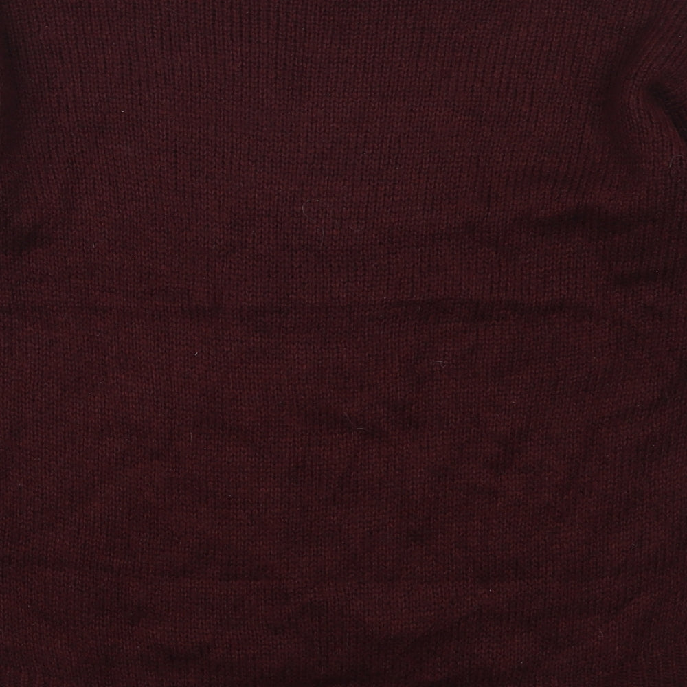 New Look Womens Red   Pullover Jumper Size M