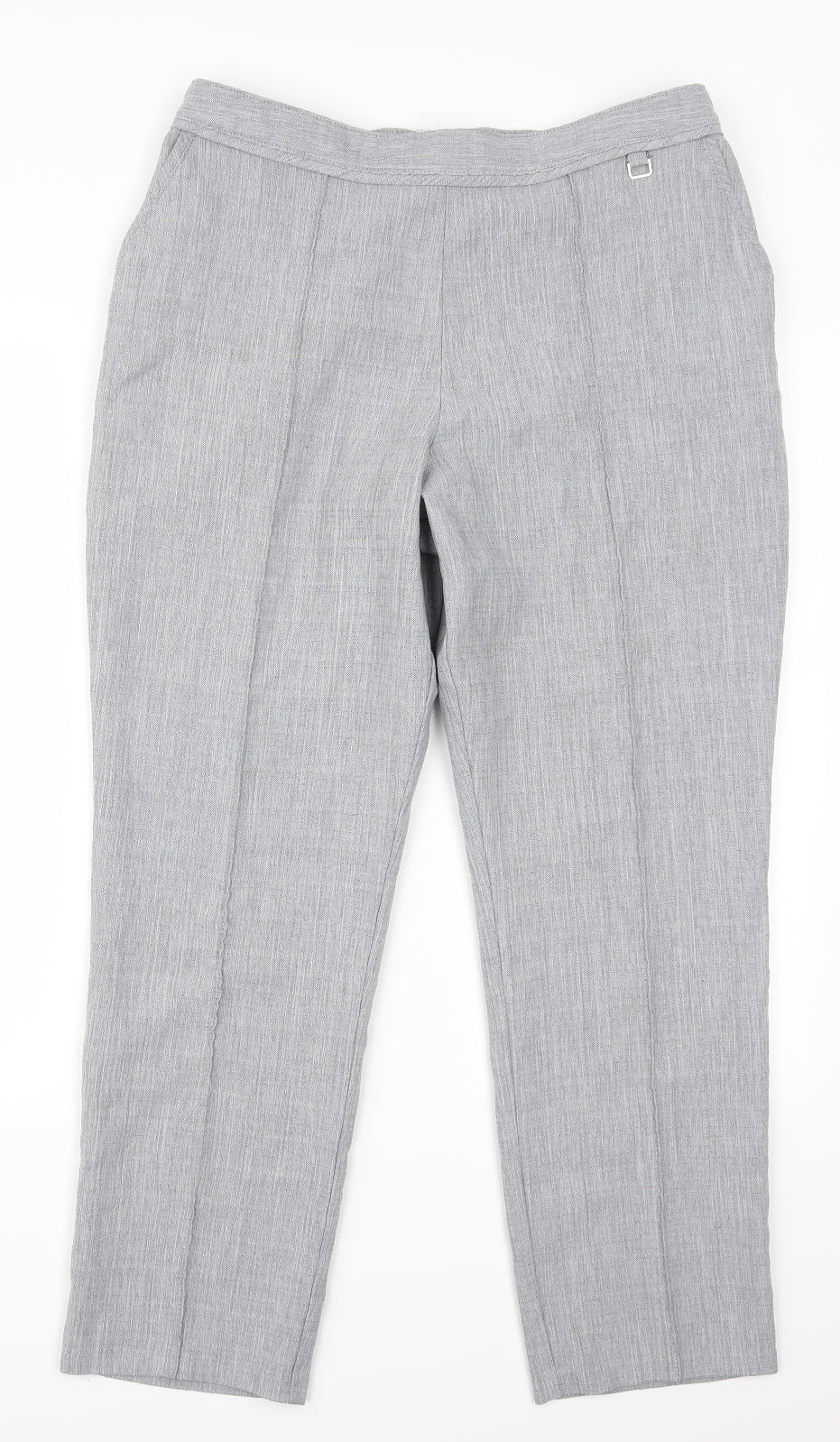 Marks and Spencer Womens Grey   Trousers  Size 14 L27.5 in