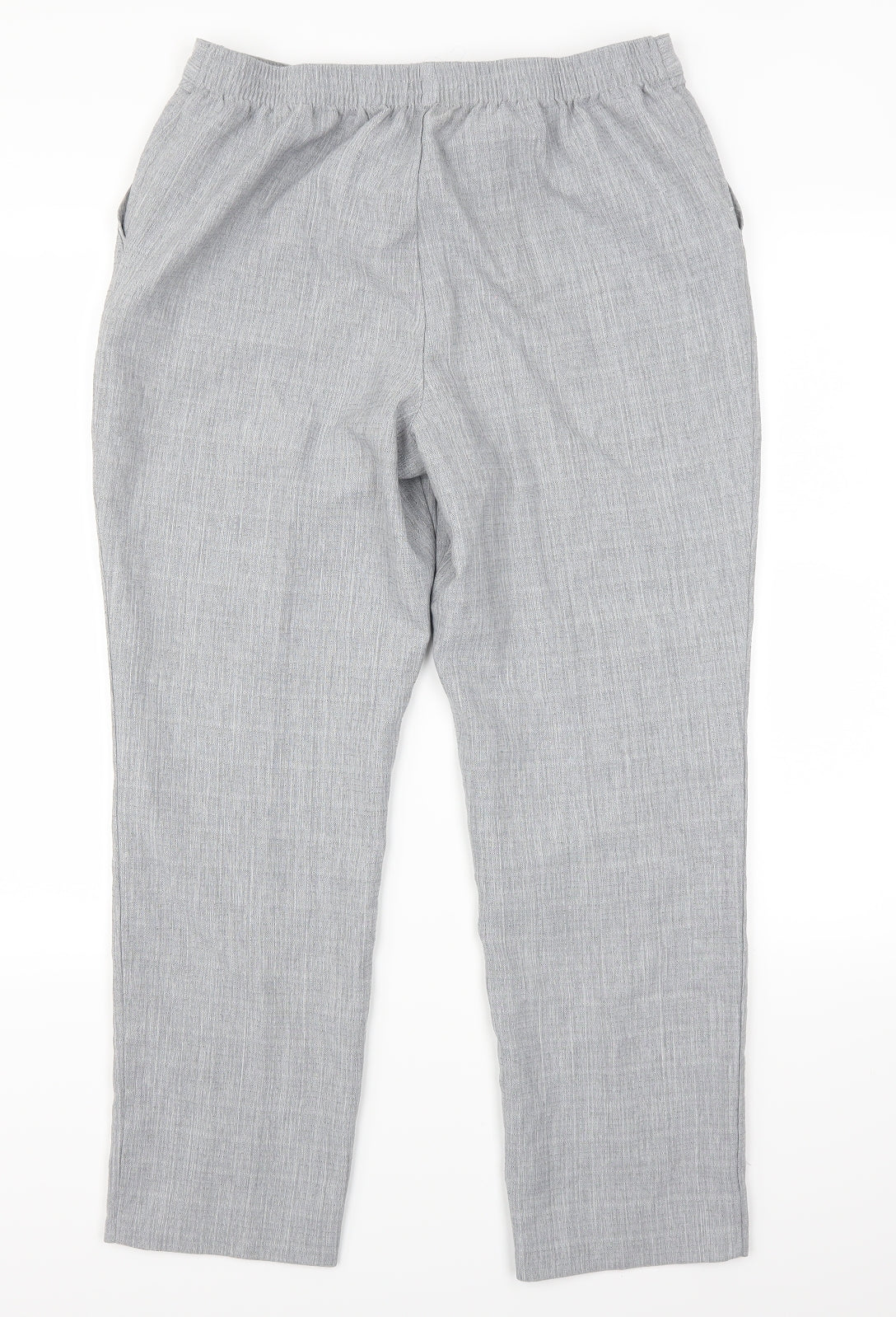 Marks and Spencer Womens Grey   Trousers  Size 14 L27.5 in