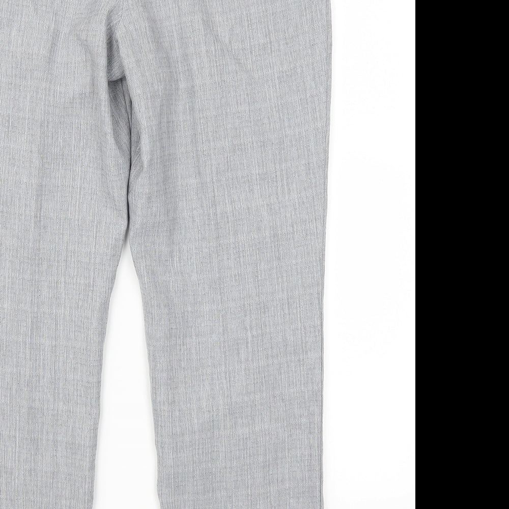 Marks and Spencer Womens Grey   Trousers  Size 14 L27.5 in