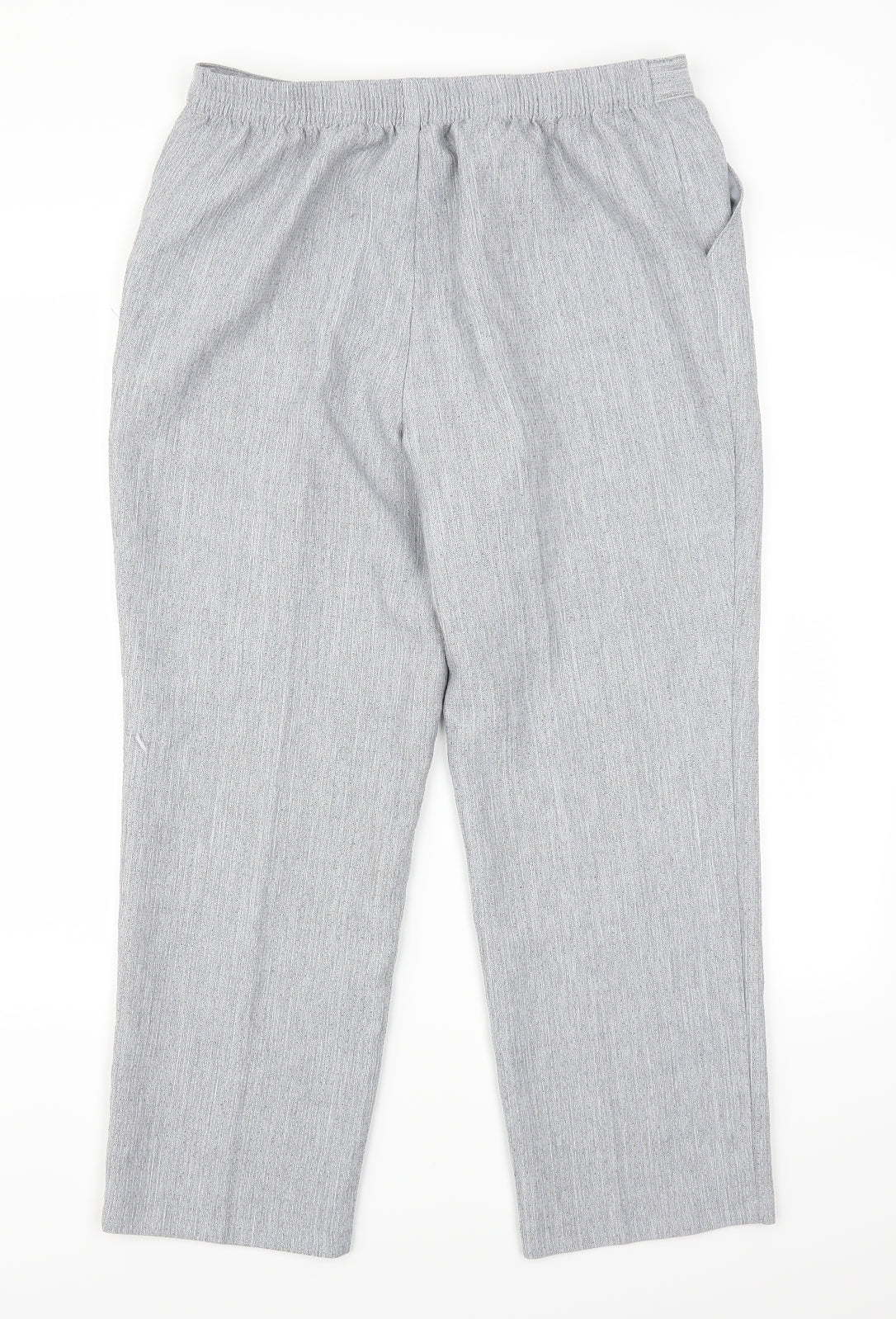 Marks and Spencer Womens Grey   Trousers  Size 14 L25 in