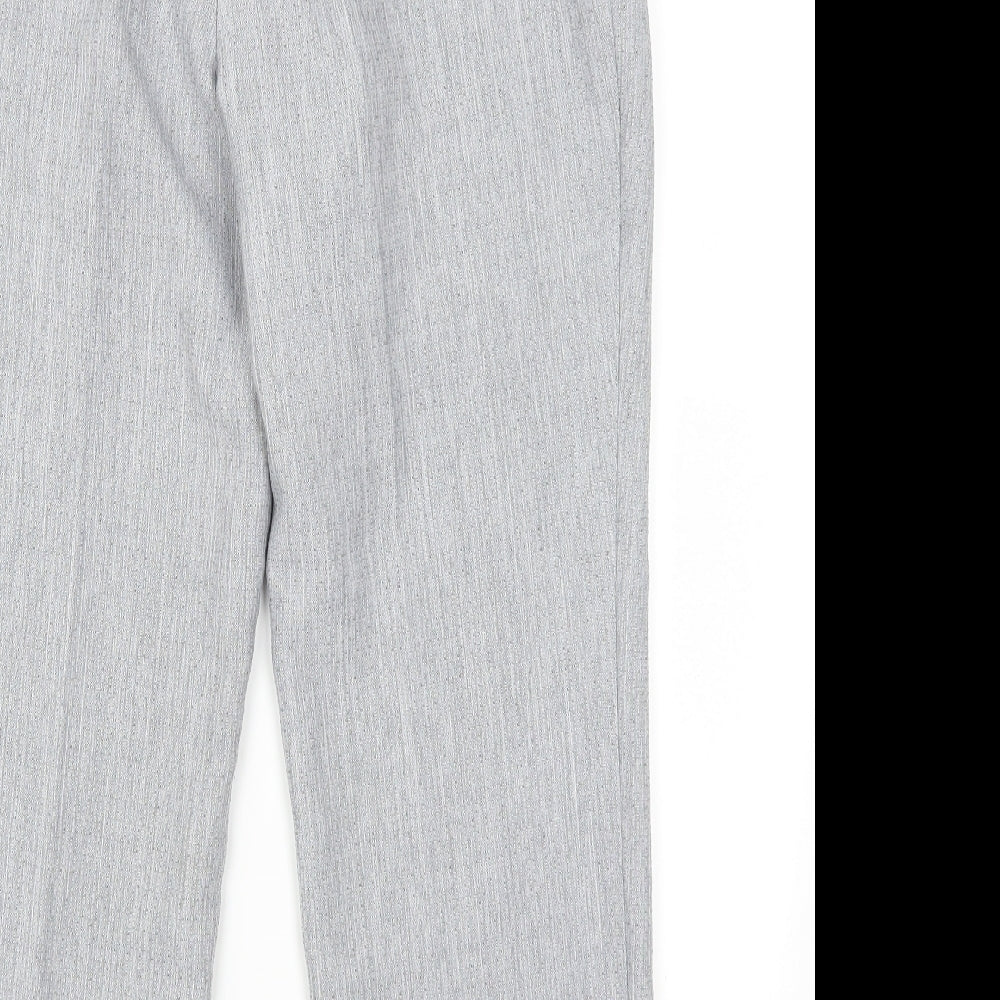 Marks and Spencer Womens Grey   Trousers  Size 14 L25 in