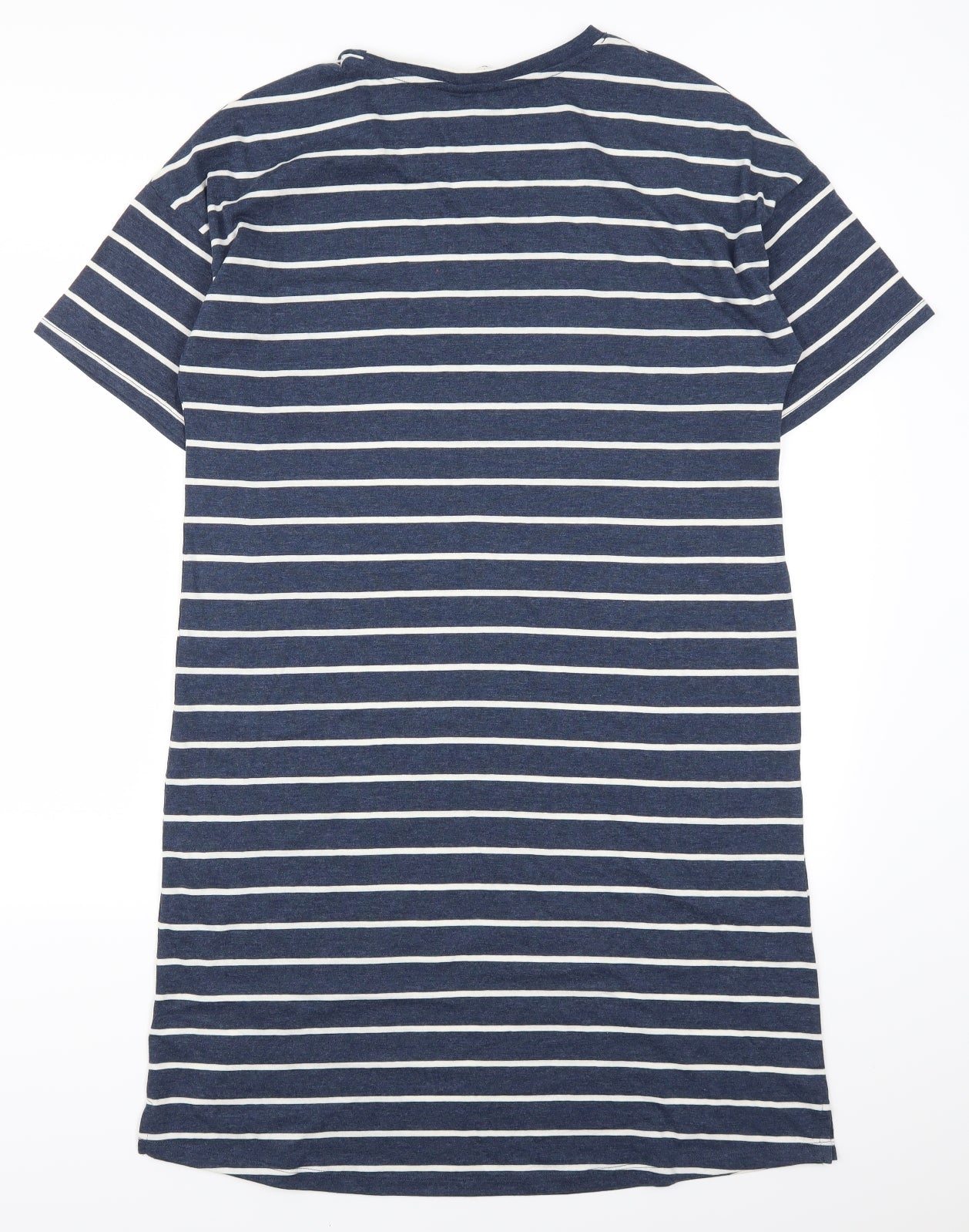 Marks and Spencer Womens Blue Striped  Top Dress Size 12
