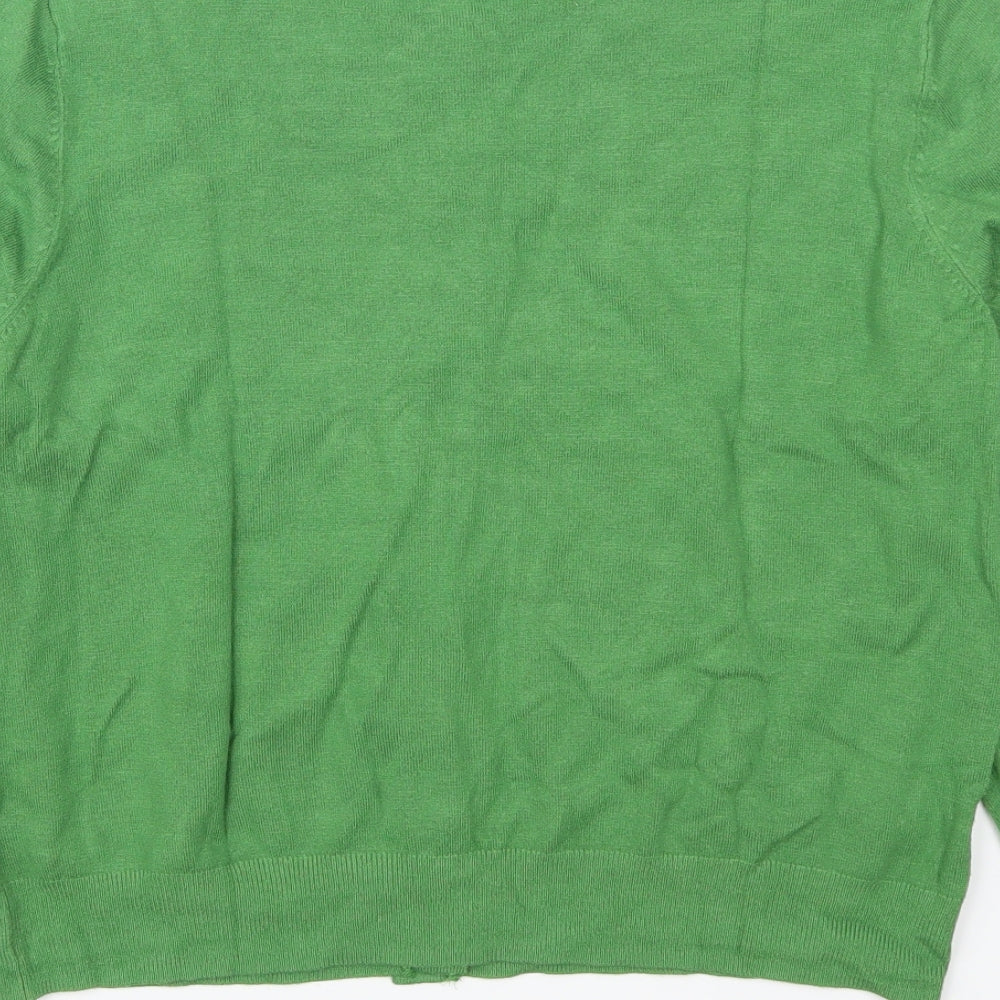 Marks and Spencer Womens Green   Cardigan Jumper Size 16