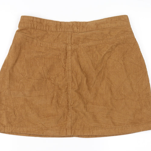 denim co  Womens Brown  Corduroy A-Line Skirt Size 12