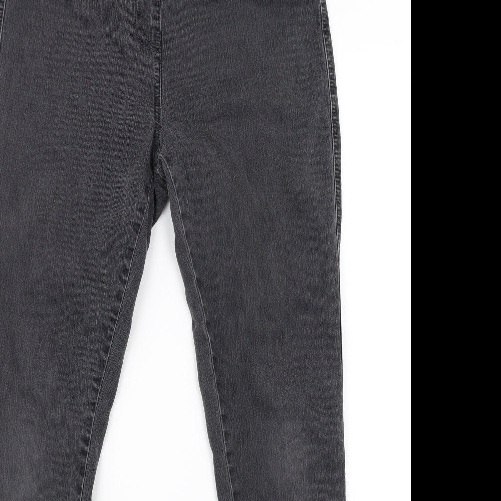 M&Co Womens Grey   Jegging Leggings Size 12 L29 in
