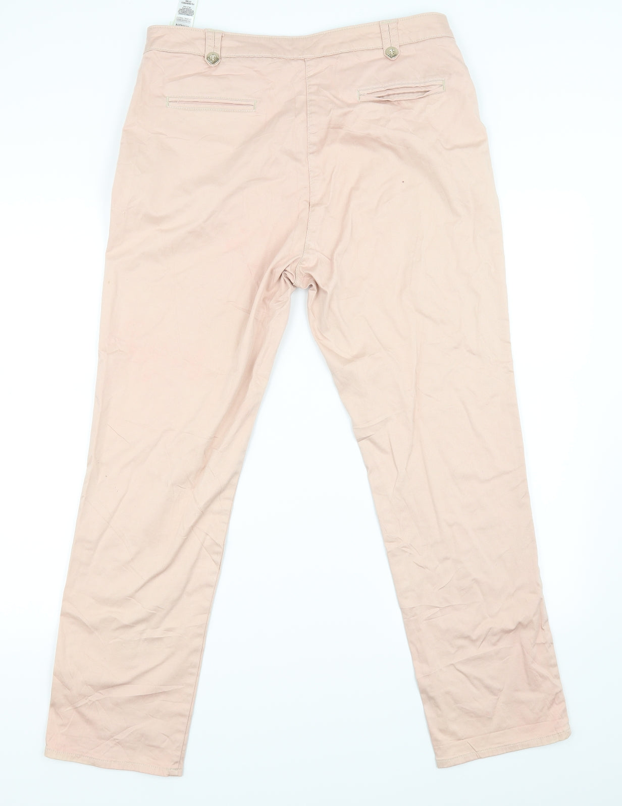 Per Una Womens Pink   Trousers  Size 14 L26.5 in