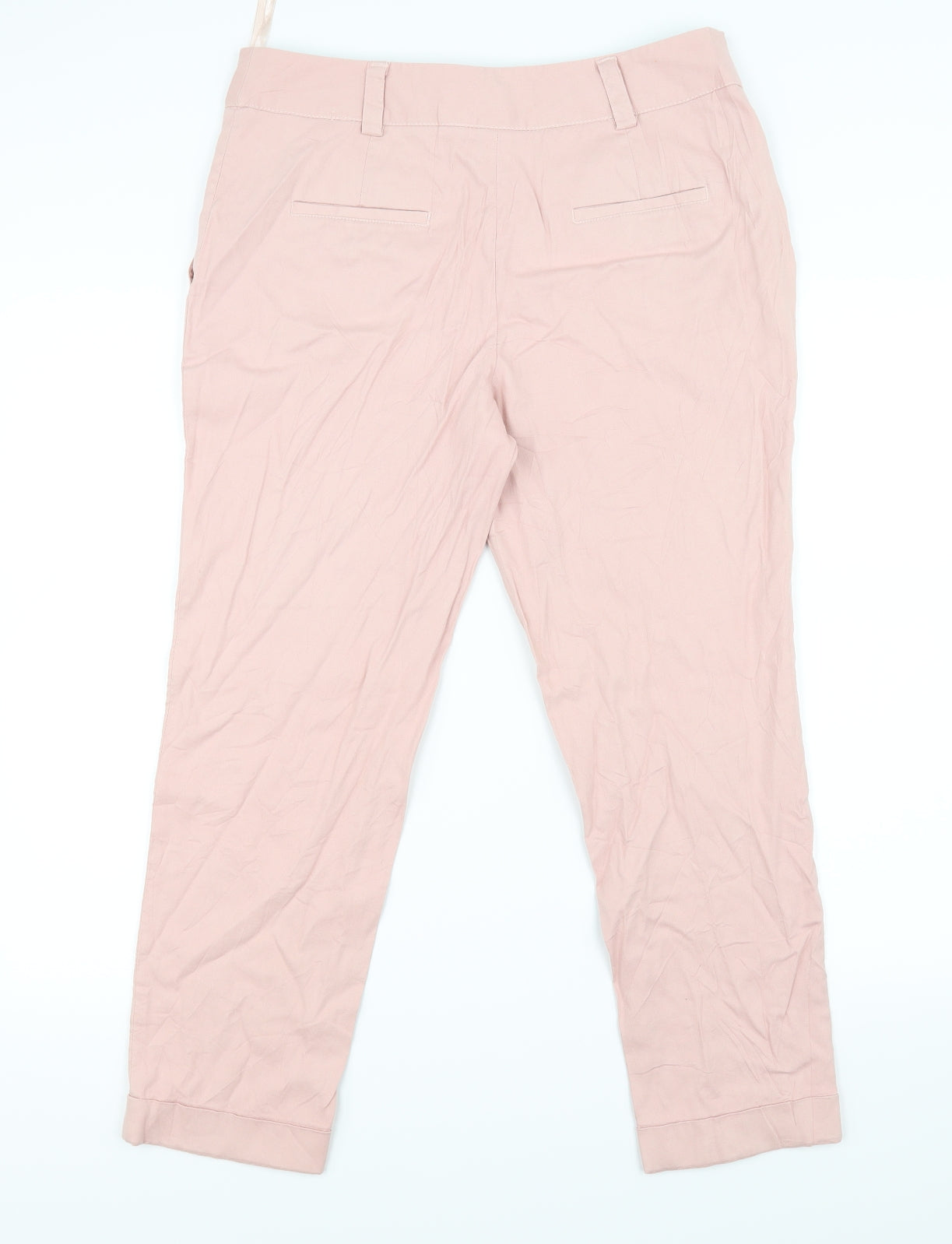 NEXT Womens Pink   Trousers  Size 12 L24.5 in