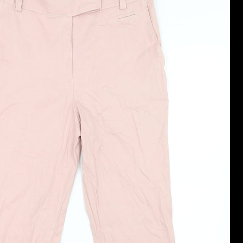 NEXT Womens Pink   Trousers  Size 12 L24.5 in