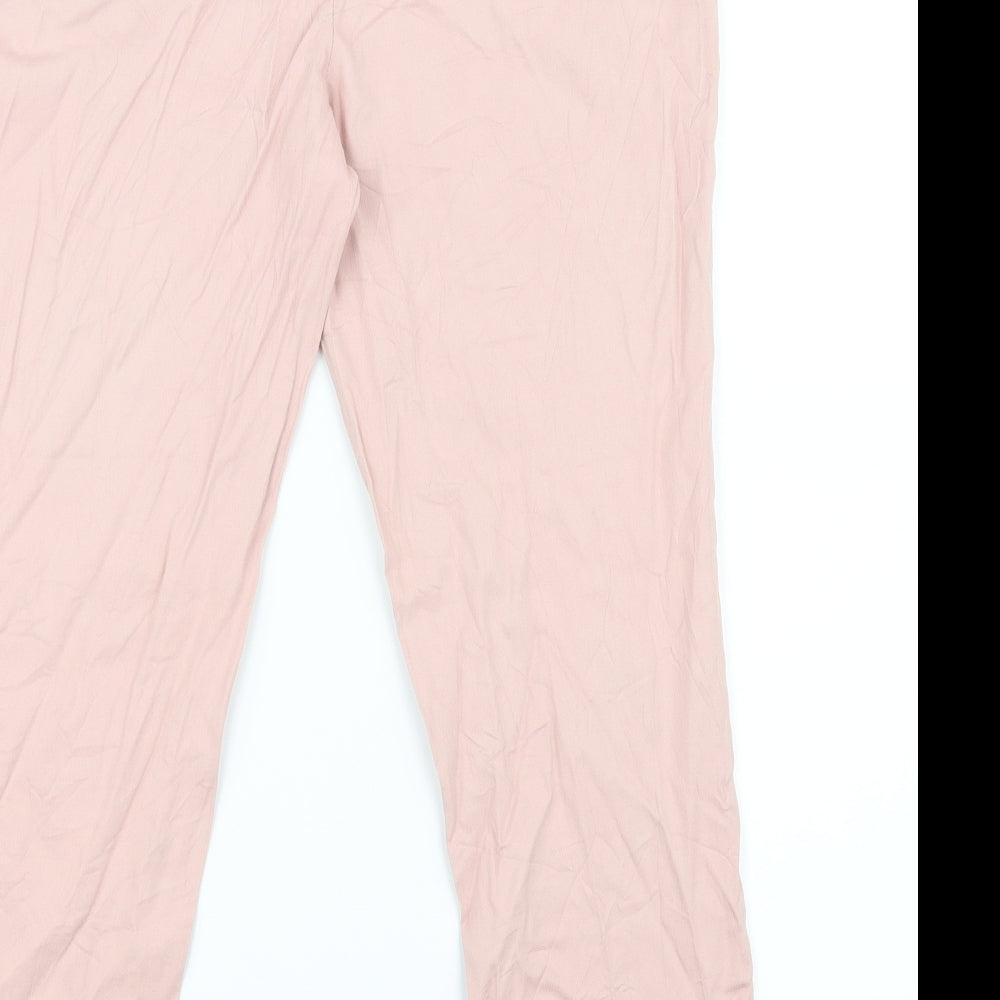 NEXT Womens Pink   Trousers  Size 12 L24.5 in