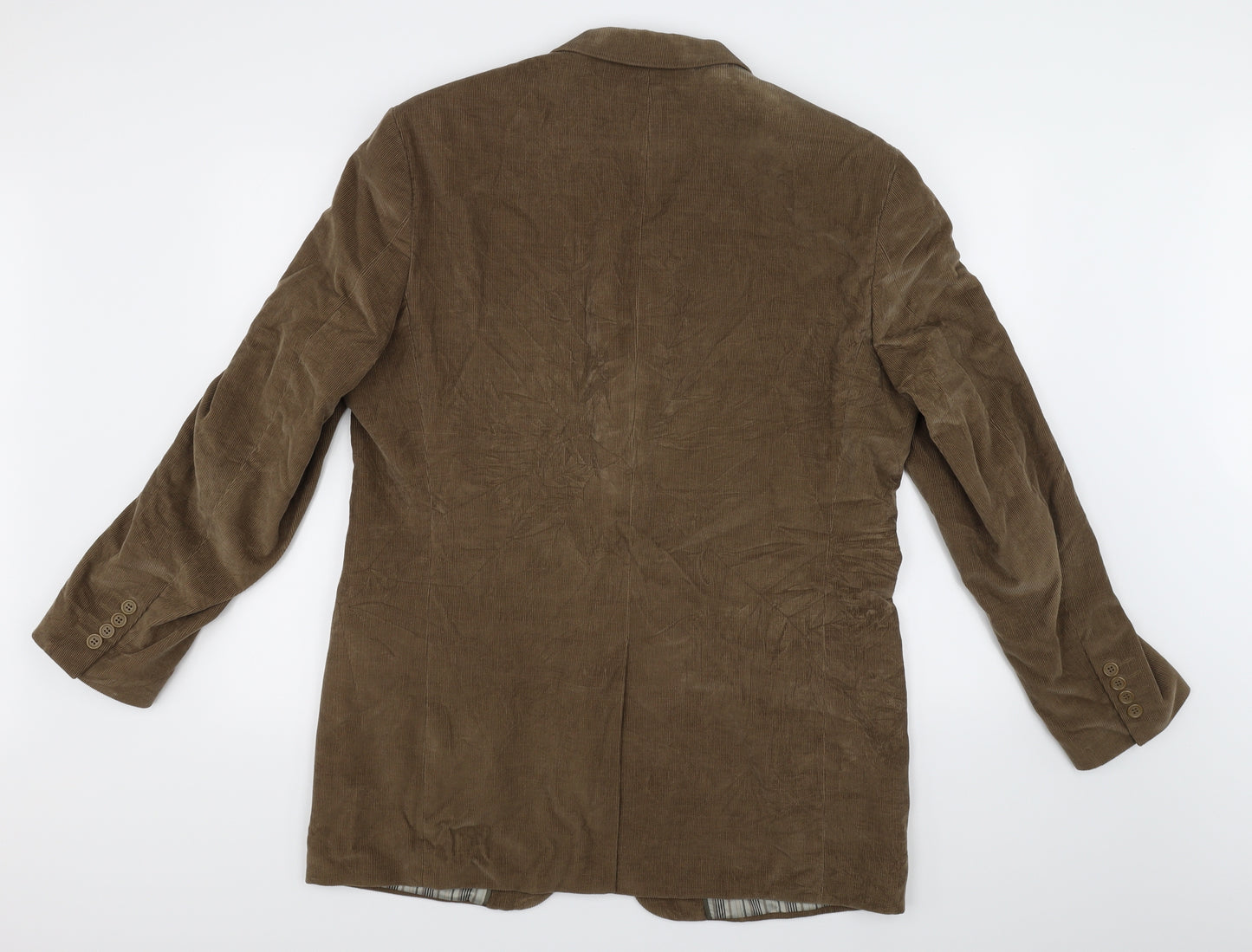 Marks and Spencer Mens Brown  Corduroy Jacket Blazer Size 42