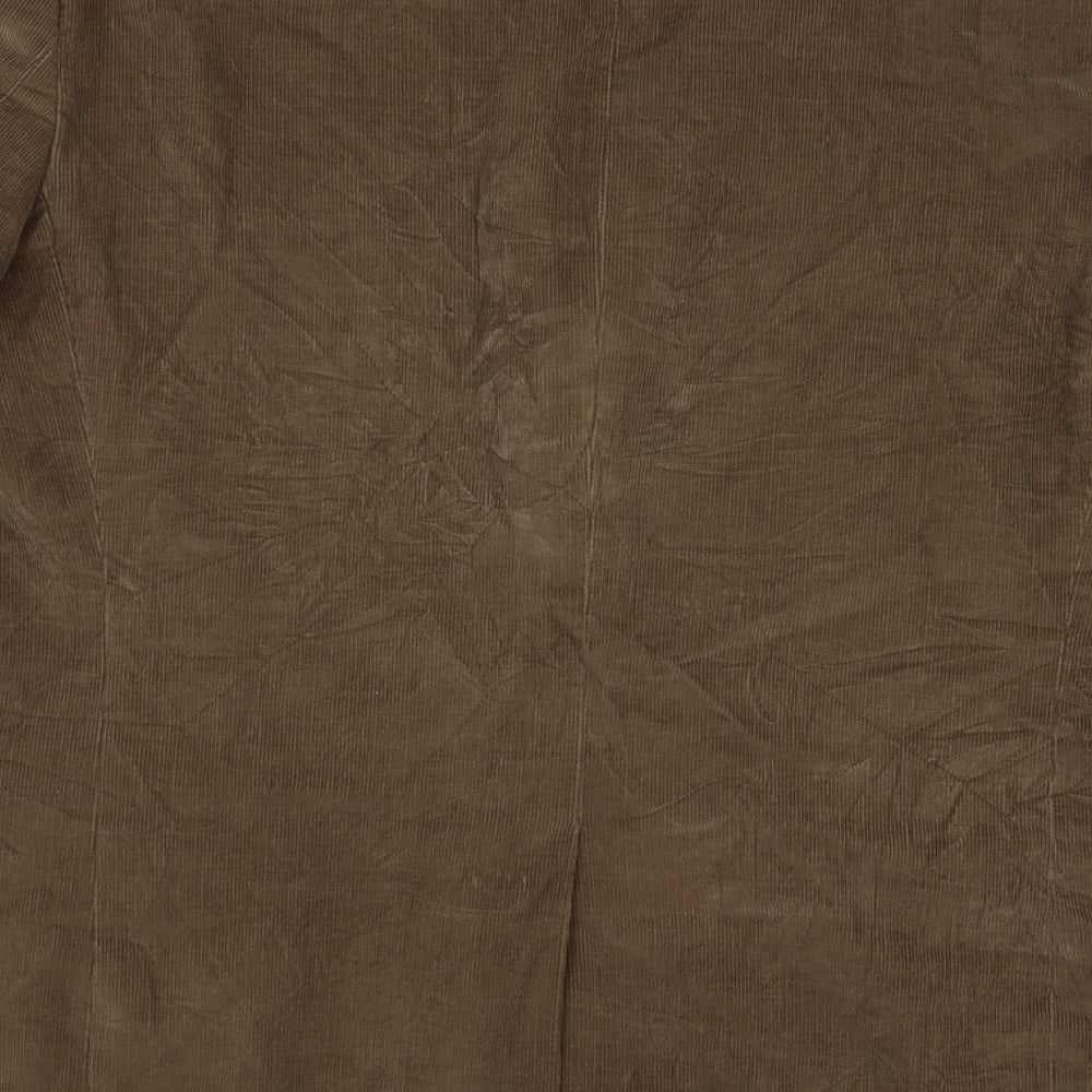 Marks and Spencer Mens Brown  Corduroy Jacket Blazer Size 42
