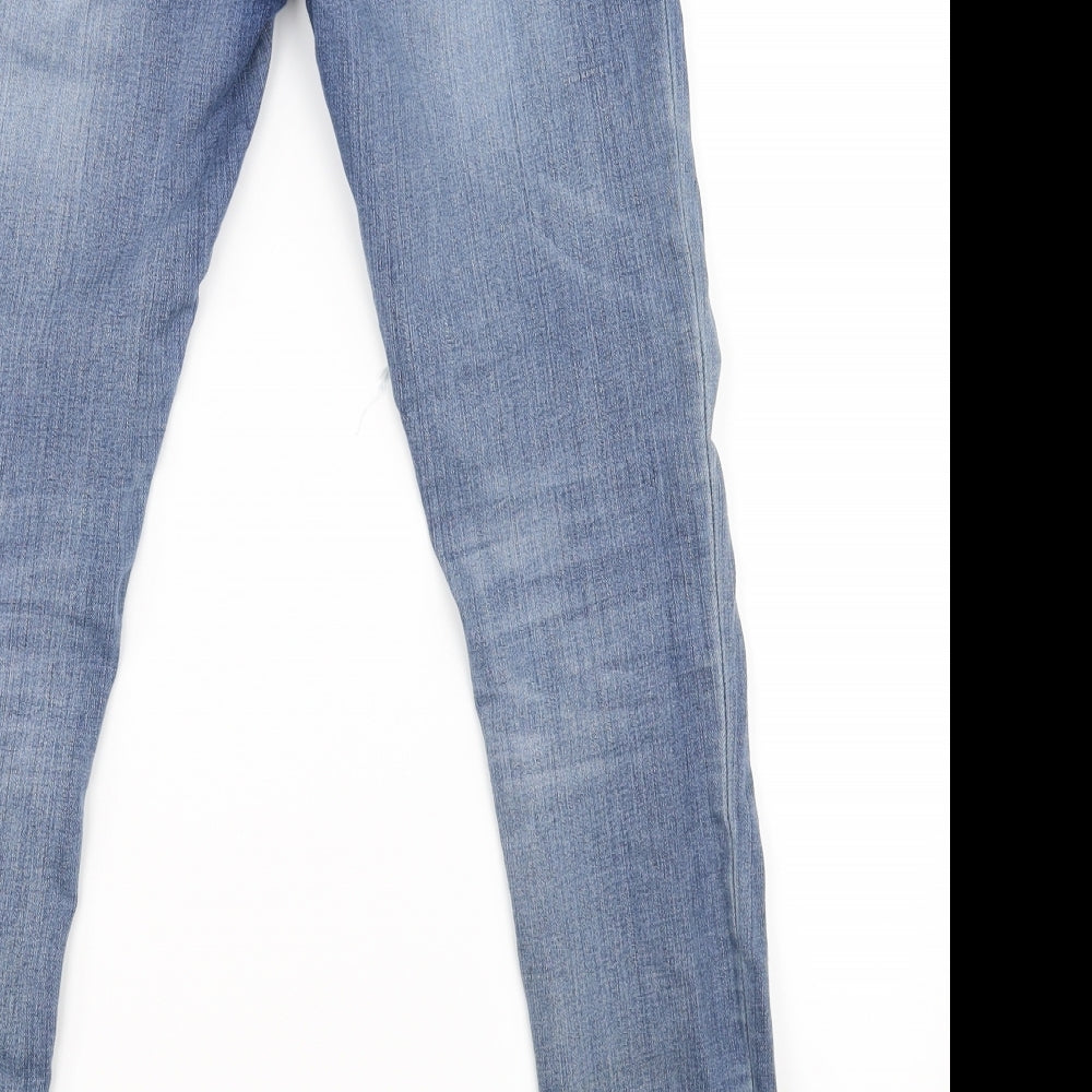 Super Dry Mens Blue  Denim Skinny Jeans Size 25 in L30 in
