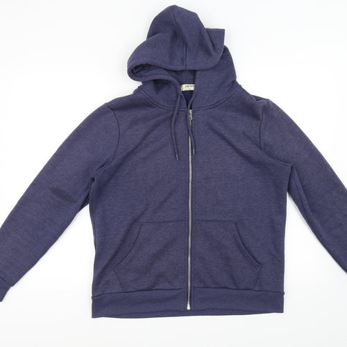Papaya Mens Blue   Full Zip Sweatshirt Size M