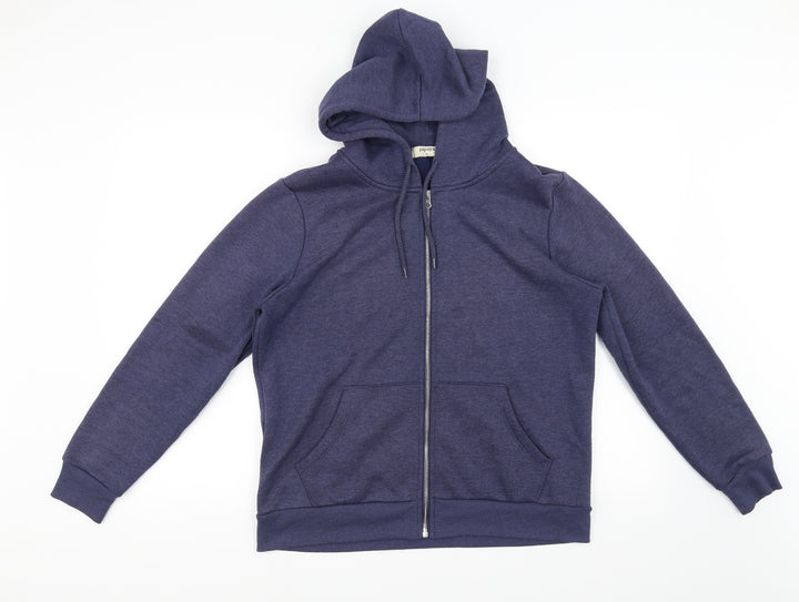Papaya Mens Blue   Full Zip Sweatshirt Size M