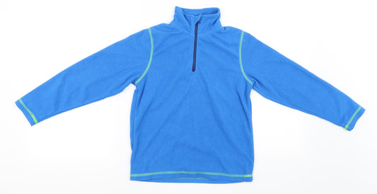 Front view of Line One boys’ blue jumper, size 7-8, years