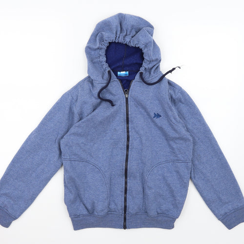 Tadi Boys Blue   Full Zip Hoodie Size 14 Years