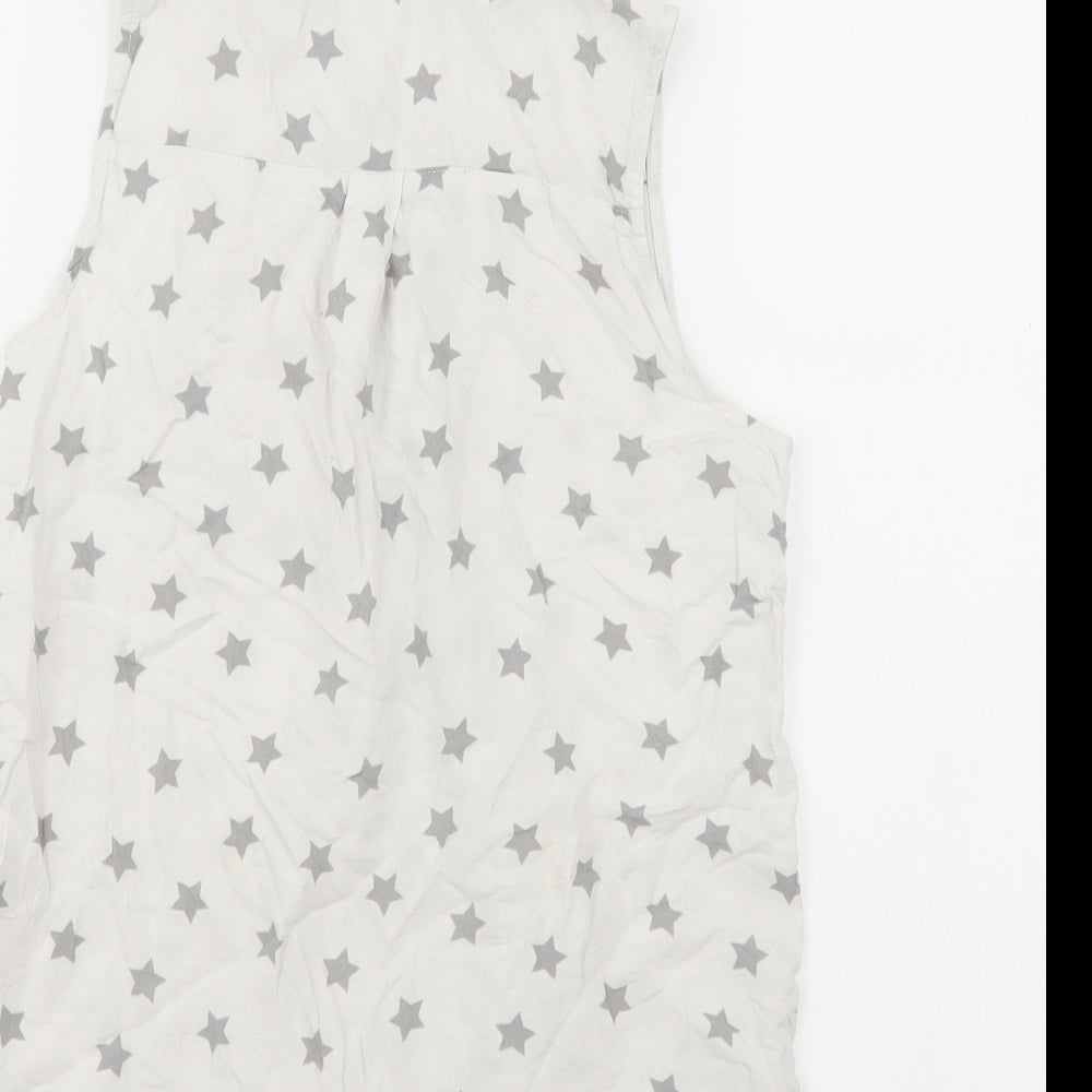 H&M Girls White   Basic Button-Up Size 12 Years