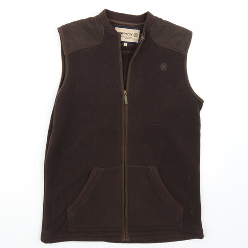 Tayberry Womens Brown   Gilet Coat Size S