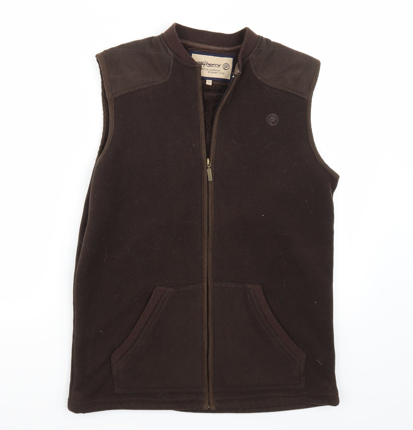 Tayberry Womens Brown   Gilet Coat Size S