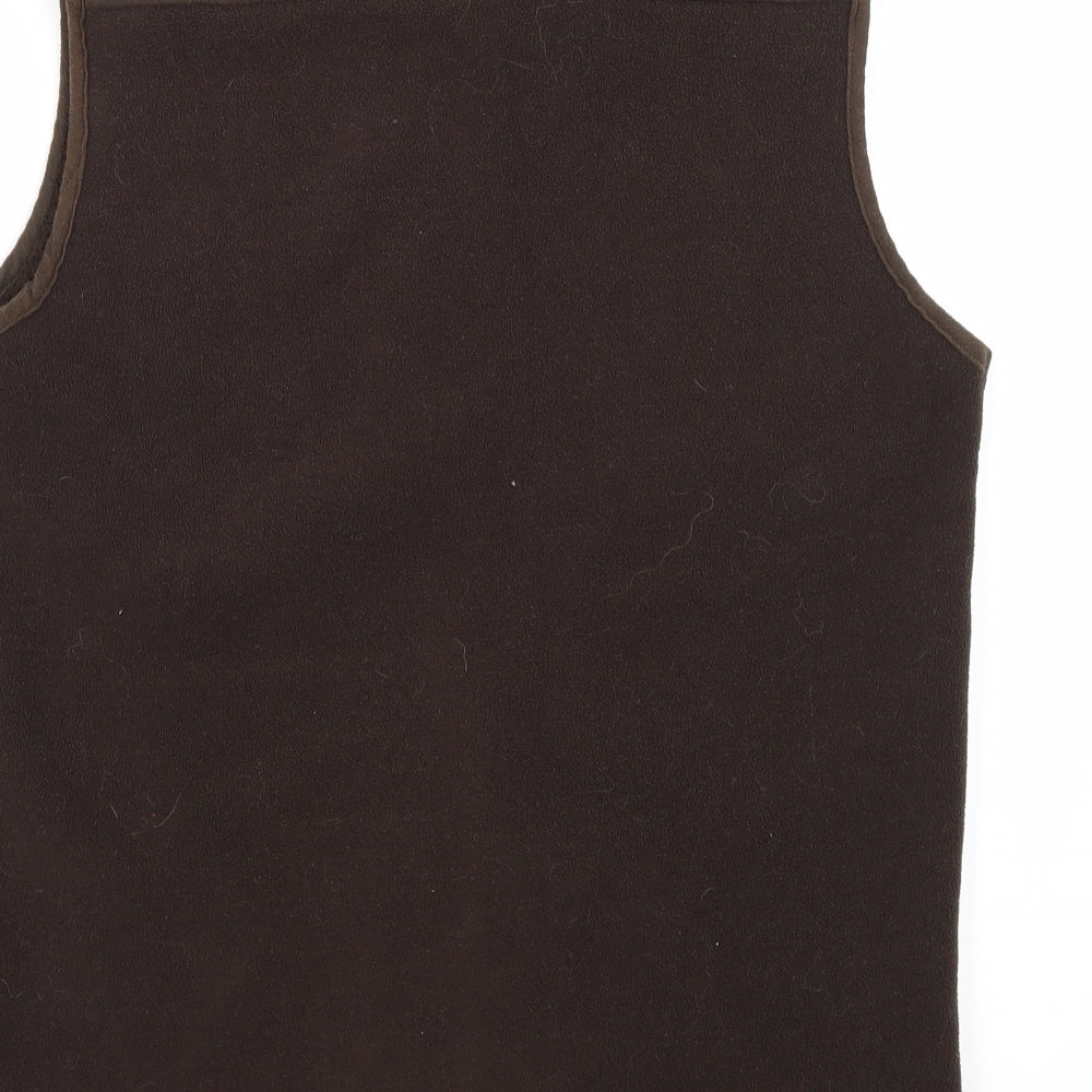 Tayberry Womens Brown   Gilet Coat Size S