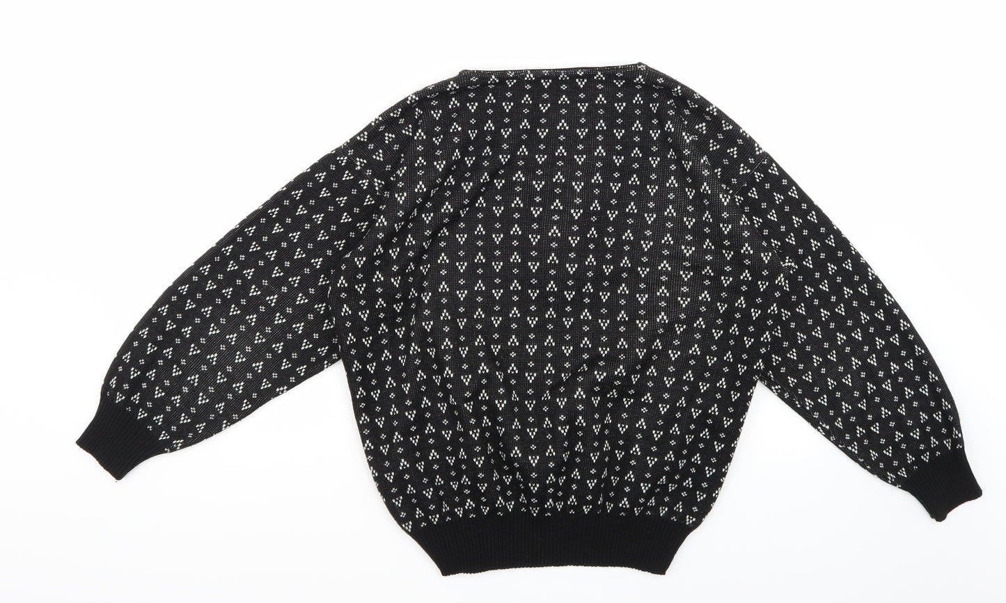 Styling Womens Black   Pullover Jumper Size M