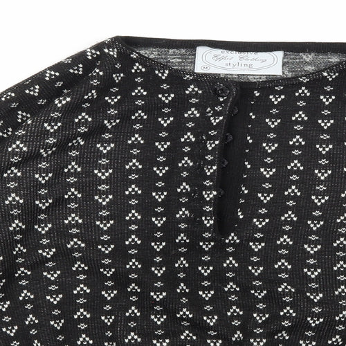 Styling Womens Black   Pullover Jumper Size M