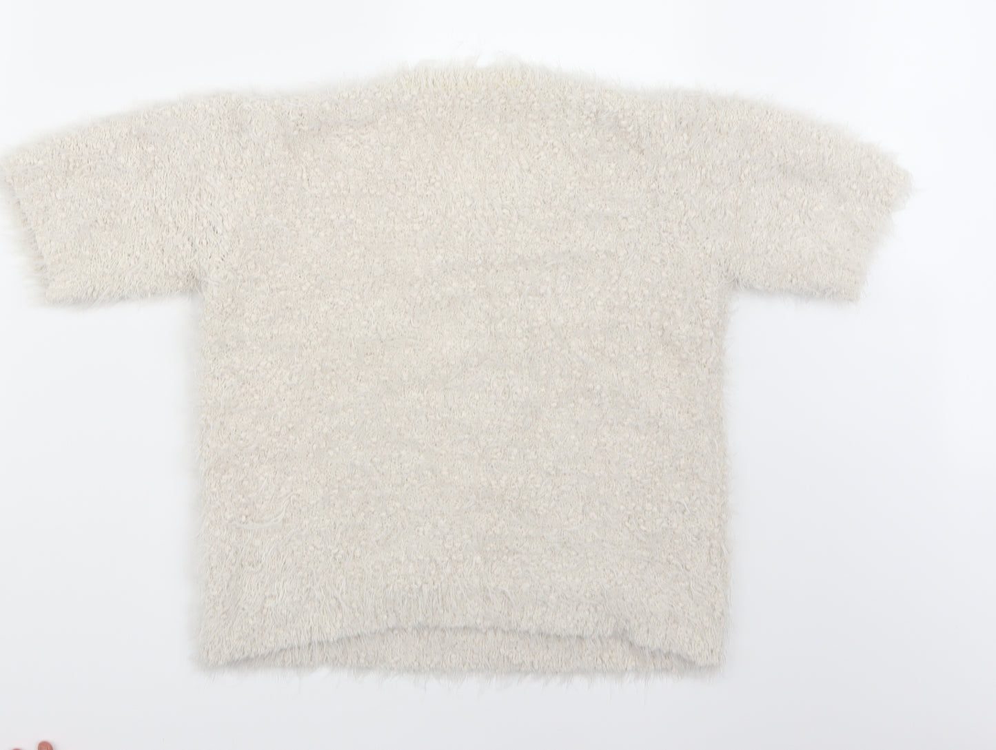 Petite Womens White   Pullover Jumper Size 14