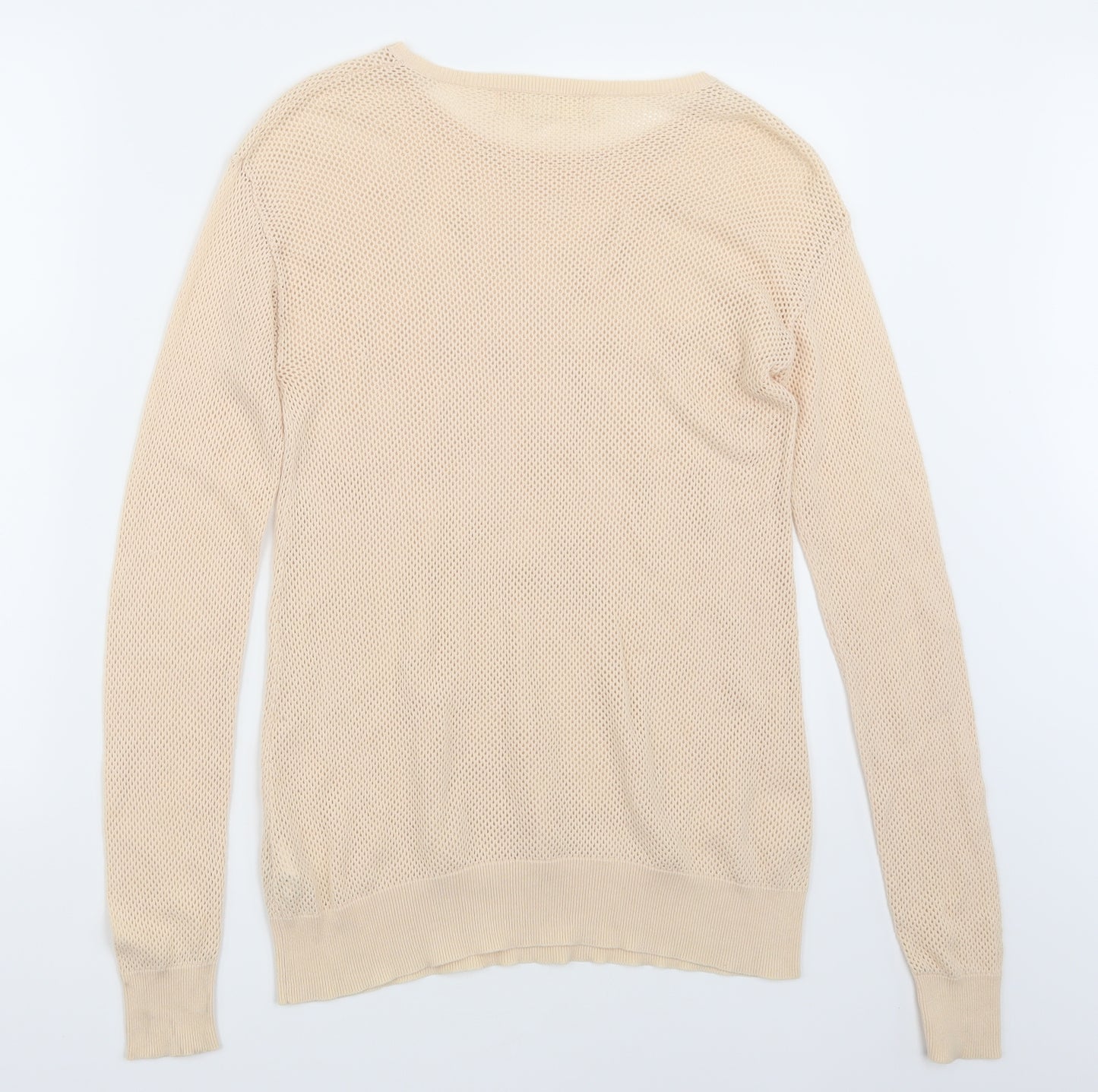 Zara Womens Beige   Pullover Jumper Size M