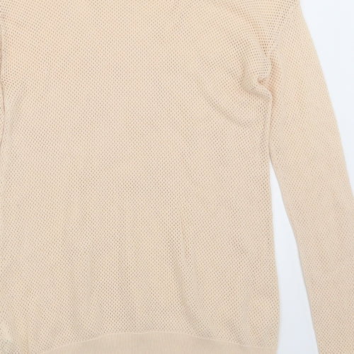 Zara Womens Beige   Pullover Jumper Size M