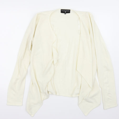 Originals  Womens White   Cardigan Jumper Size M