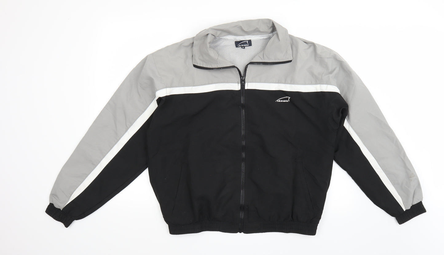 Le shark Mens Grey   Jacket Coat Size M
