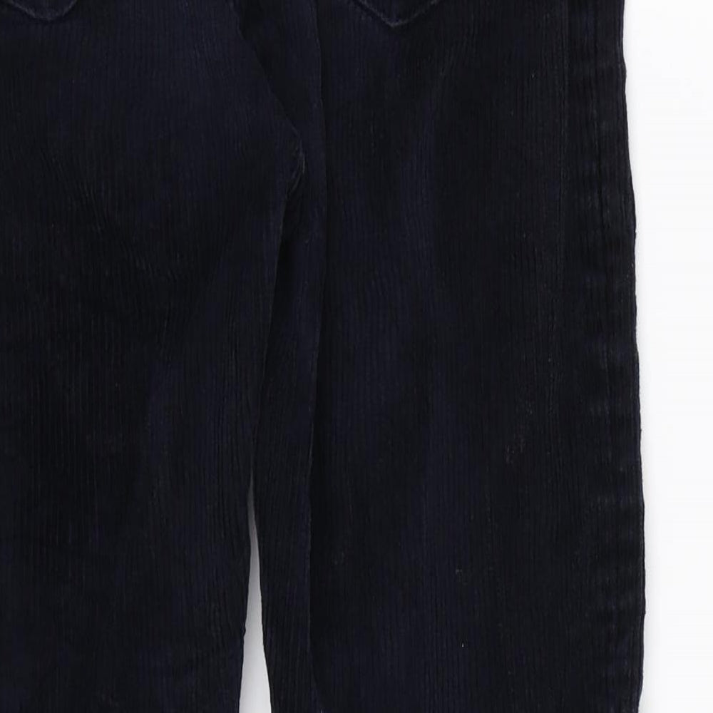 Monki Womens Blue  Corduroy Trousers  Size 10 L27 in
