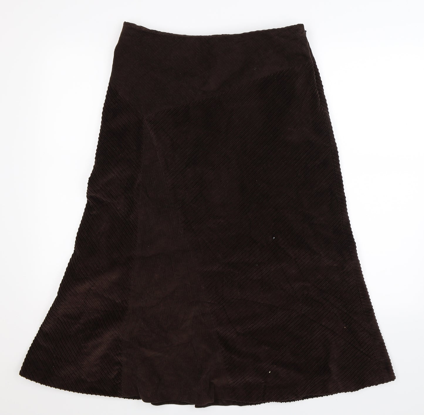 Per Una Womens Grey  Corduroy Maxi Skirt Size 12