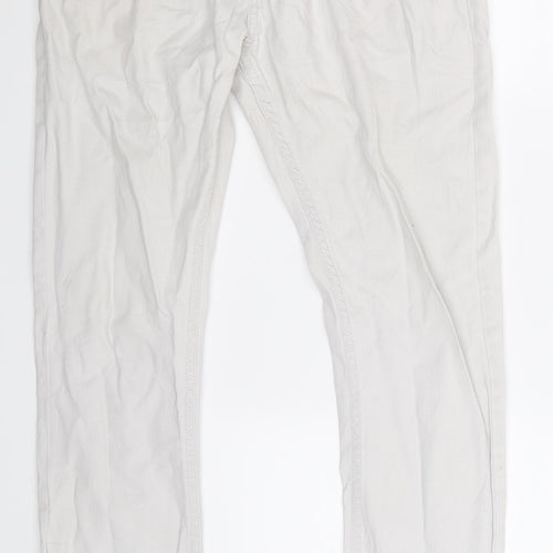 Terranova Womens Grey  Denim Skinny Jeans Size 14 L30 in