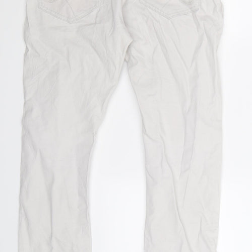 Terranova Womens Grey  Denim Skinny Jeans Size 14 L30 in