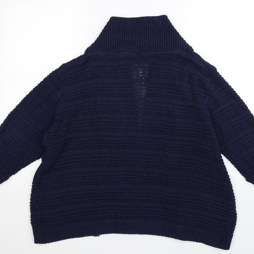 Atmopshere Womens Blue  Knit Cardigan Jumper Size 20