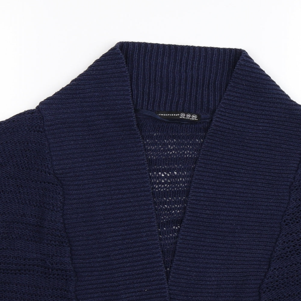 Atmopshere Womens Blue  Knit Cardigan Jumper Size 20