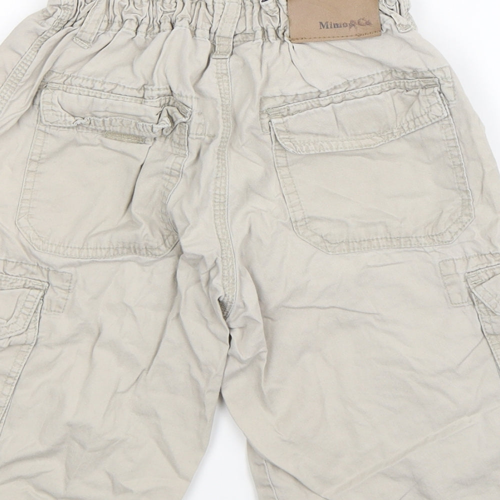 Mimo & Co Boys Beige   Cargo Shorts Size 12 Years