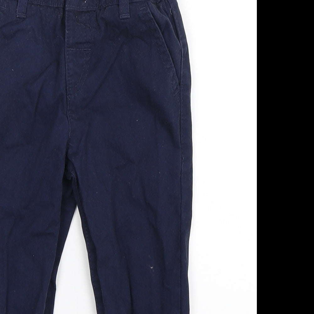 Marks and Spencer Boys Blue   Chino Trousers Size 2-3 Years