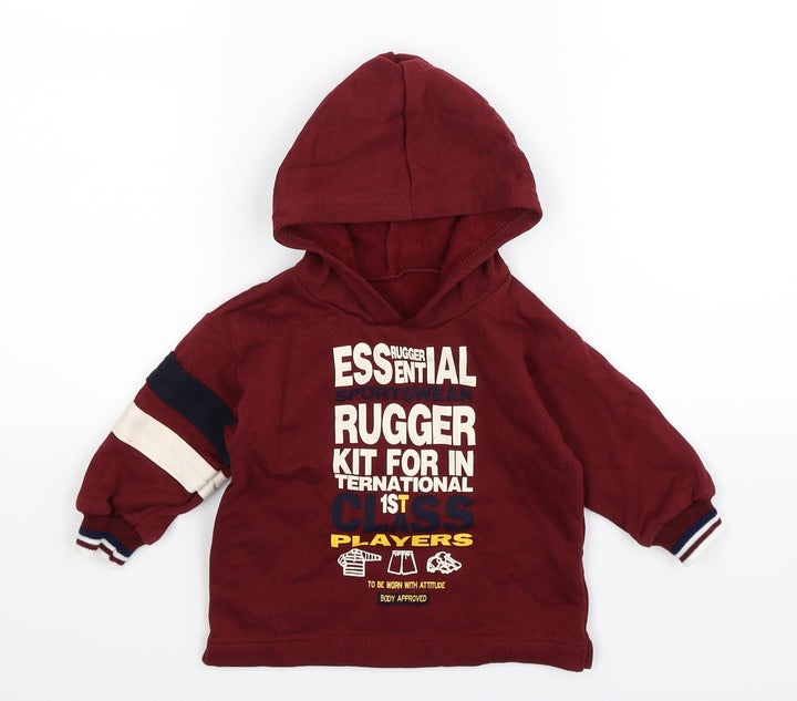 Merc Boys Brown Jersey Basic Casual Size 12-18 Months